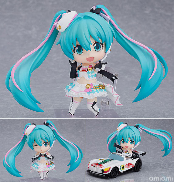 【孩是宝】玩具模型 gsc 粘土人 赛车初音 2019ver.q版可动人偶