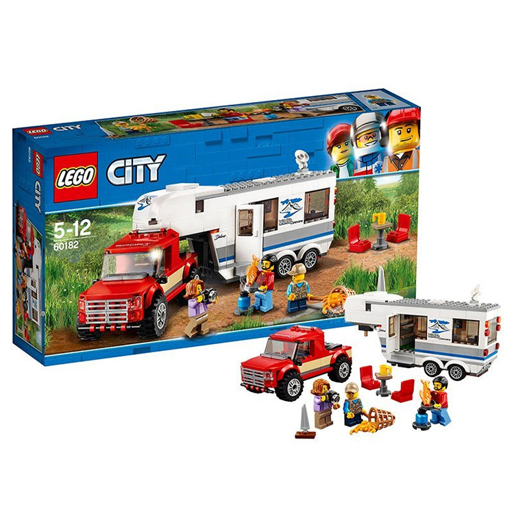 【孩仕宝】玩具模型 乐高积木lego 城市系列 亲子野营房车 礼物