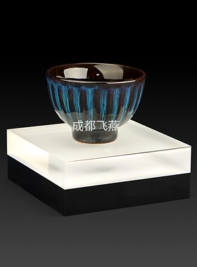 亚克力摆台黑白底座展示架展板