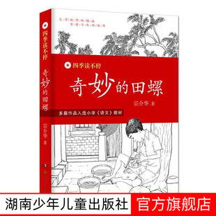 奇妙的田螺 7-12岁儿童文学 课外阅读四季读不停宗介华儿童小说书籍二三四五六年级少年儿童读物湖南少年儿童出版社