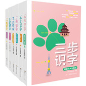 6岁轻松认识1000个汉字 完美衔接小学一年级 共6册 三步识字系列