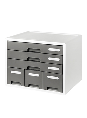 韩国进口SYSMAX多层组合式文件柜收纳柜置物柜简约分格小型高颜值