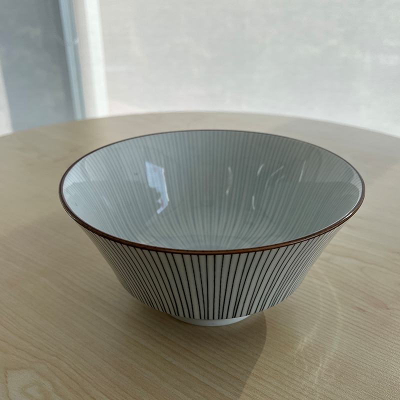 舍米蓝陶瓷餐碗日本原装