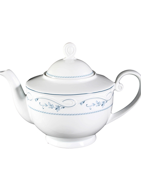 德国原装进口Seltmann Weiden蓝色藤蔓系列茶具茶壶1.1L