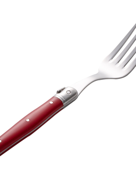 法国André Verdier DEBUTANT系列 红色正餐叉西餐叉子高级感精致