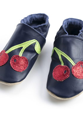 英国原装进口Starchild牛皮童鞋婴幼儿学步鞋软底鞋0-2岁 小樱桃