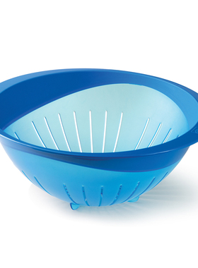 意大利原装进口snips ELITE系列果蔬滤水篮洗菜篮沥水篮漏盆 蓝色