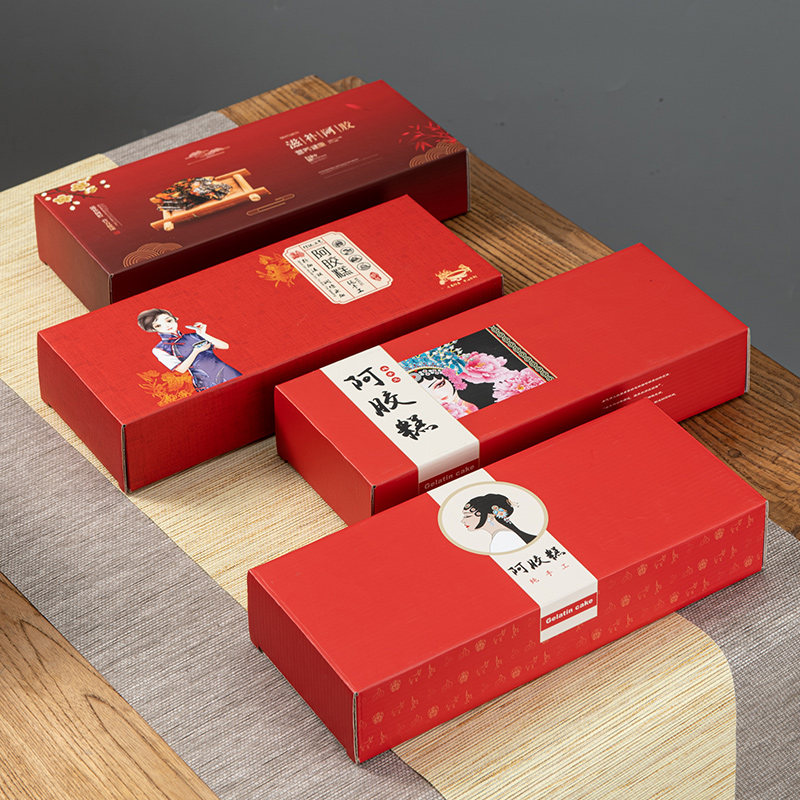 阿胶糕礼盒默言通用包装盒定制