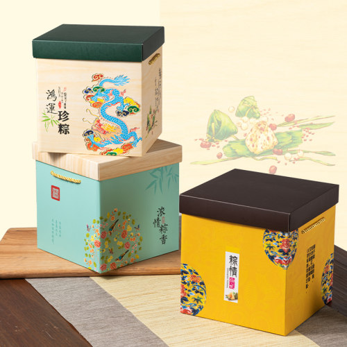 端午粽子礼盒创意节日纸箱加印