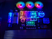 RBW magic color water-cooled set water-cooled video card split set DIY heat dissipation water-cooled RGB hard tube water-cooled set