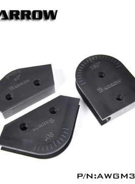 ABS多角度10*14MM硬管弯管模具套装3只装 AWGM3-14弯管工具