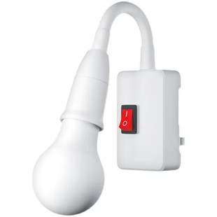 飞利浦家用led直插式插座灯泡带开关床头灯插电可调角度超亮节能