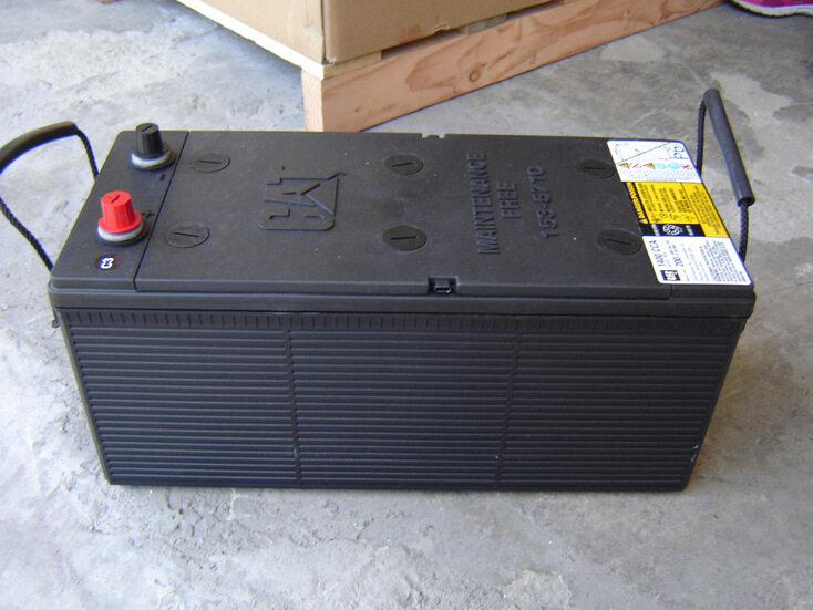 进口美国CAT电瓶9X-9730卡特蓄电池12V190AH启动电流1300CCA现货