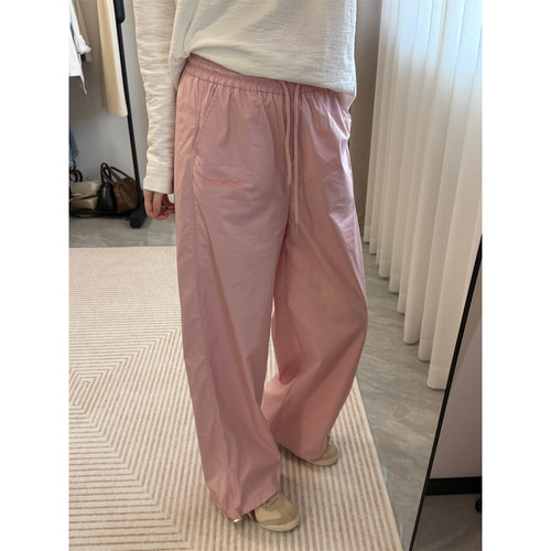 春季新款高腰速干显瘦休闲长裤