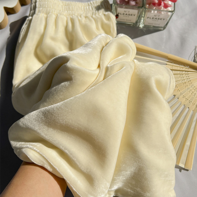 新中式高端休闲裤加绒丝滑垂顺