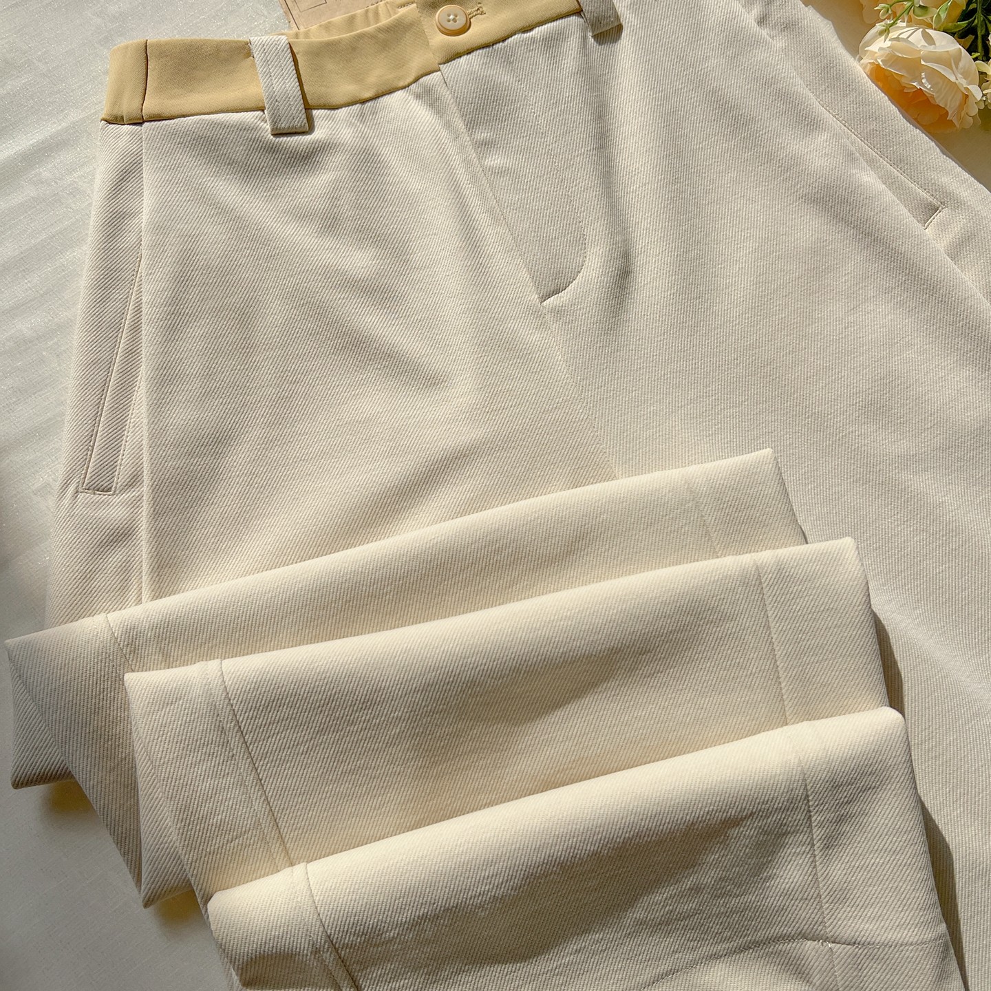 百搭松弛感天丝弯刀裤女春夏2025新款高腰垂感显瘦宽松香蕉阔腿裤,女装/女士精品,休闲裤,淘宝优惠券,粉丝福利购,淘宝优惠卷