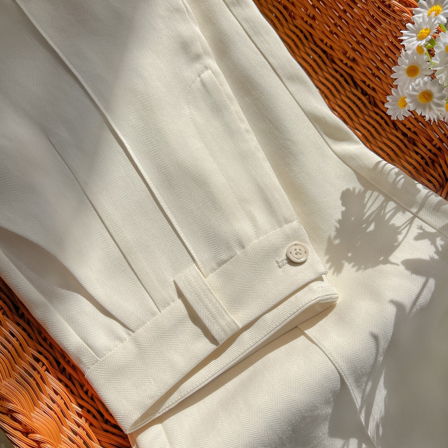 梨形身材显瘦人字纹阔腿西裤女春夏天丝亚麻透气显瘦直筒垂感长裤,女装/女士精品,大码裤装,淘宝优惠券,粉丝福利购,淘宝优惠卷