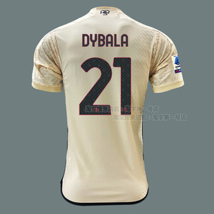 罗马球衣23-24客场球员版9亚伯拉罕10 托蒂 沙拉维21迪巴拉足球服