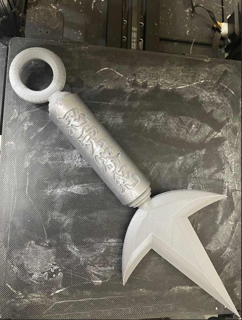 3d打印stl模型文件 四代火影飞雷神苦无