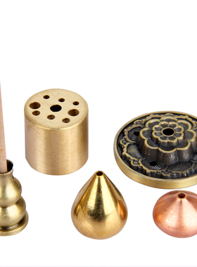 黄铜香炉铜水滴葫芦中式