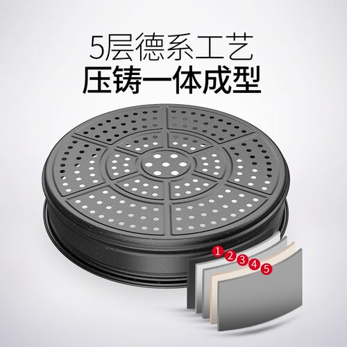【dumik定制】蒸笼家用大容量超大蒸格蒸笼蒸包子馒头