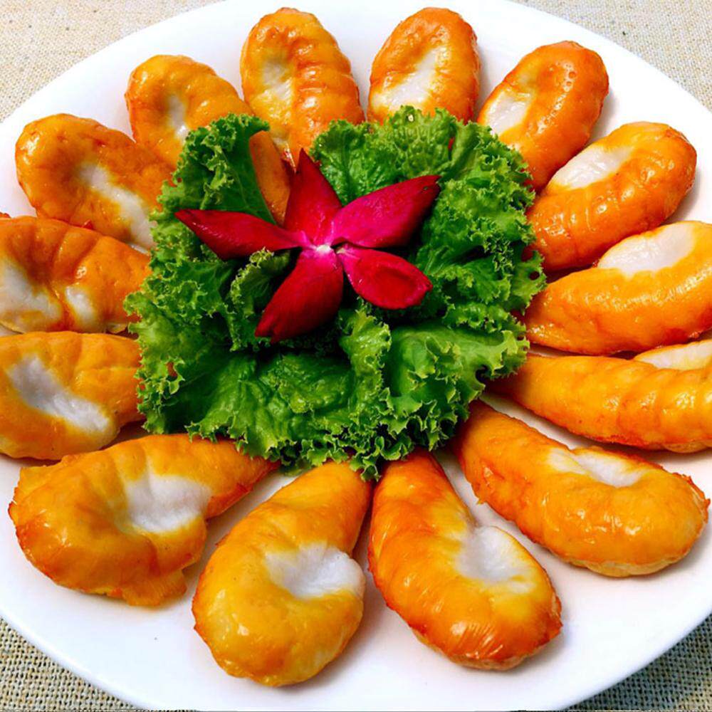 冷冻三好素对虾纯素食素对霞魔芋仿荤虾大豆制品素肉植物肉斋菜