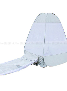禅修蚊帐打坐帐底边长120*宽120自动帐篷户外单人帐篷便携可伸腿