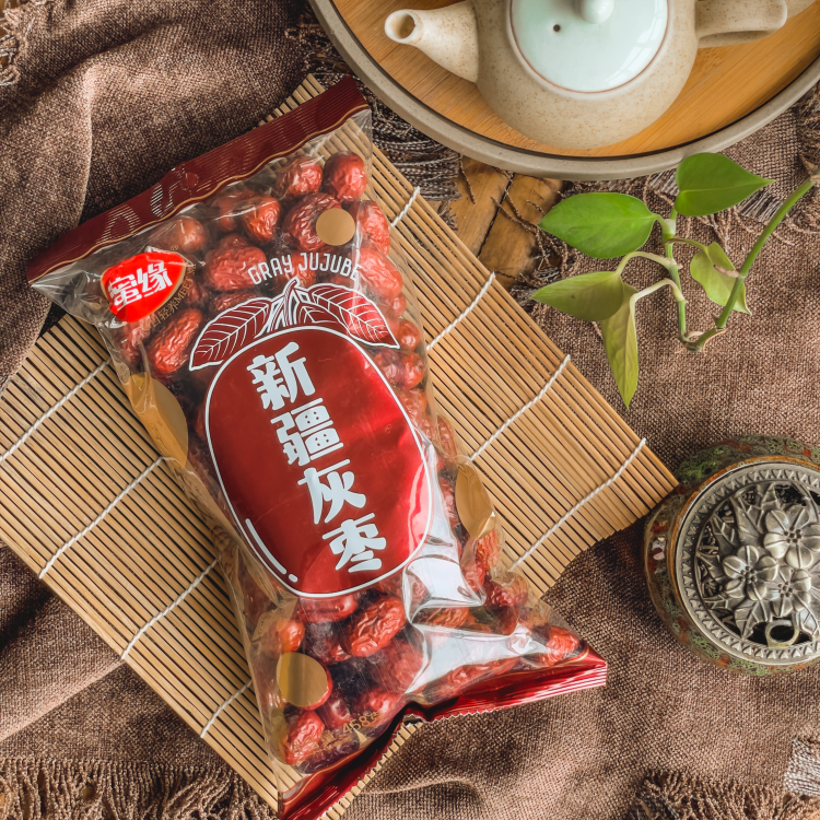 蜜缘新疆灰枣458g纯素食红枣子大枣干蜜饯干货煲汤坚果零食煲汤