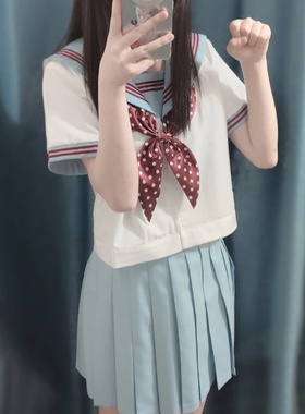 jk制服原创正版基础款动漫水手服短袖校服学院风学生班服校共套装