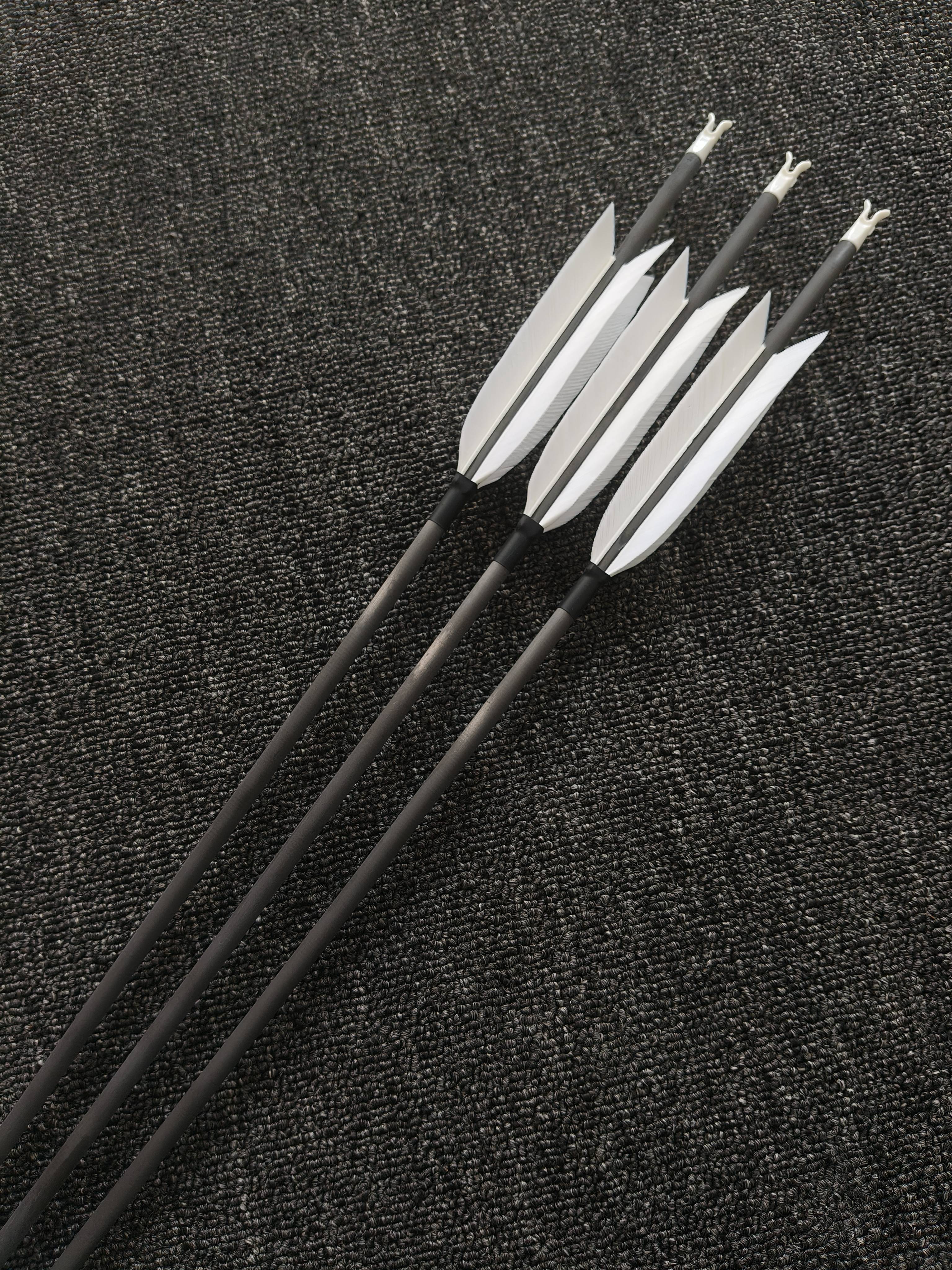 战鸽碳箭战戈箭矢临风四羽骑射速射纯碳箭防打速射尾内插速射尾