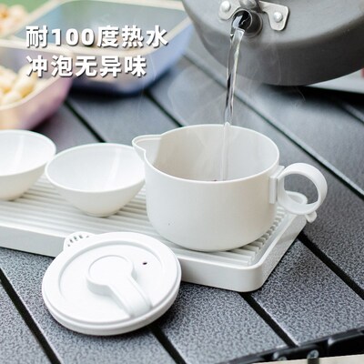 户外旅行功夫茶茶具套装一壶三杯露营便携式快客杯车载泡茶套装