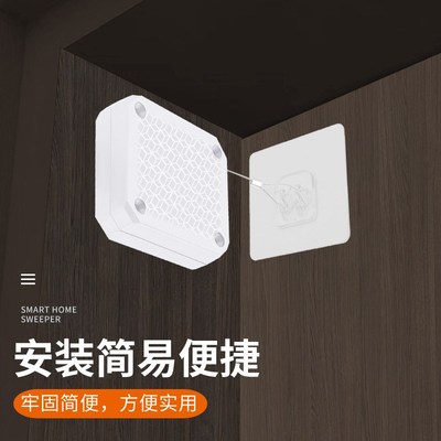 简易闭门器免打孔卧室卫生间缓冲推拉移门器隐形门自动关门拉绳器