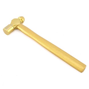 开工开业锤子金色圆头锤动土锤新房装修仪式锤子榔头金锤厂家