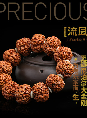 孤品爆肉尼泊尔菩提子大金刚