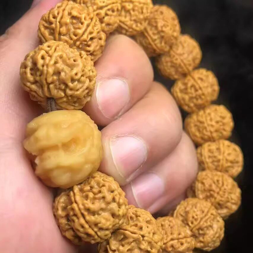 弥刻尼泊尔金刚菩提6瓣爆肉手串