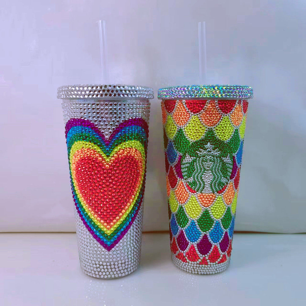 塑料喝水杯精礼品杯钻石奶茶杯