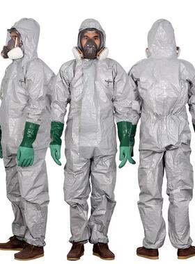 杜邦F级防化服Tychem6000 防酸碱防有机溶剂防静电工业连体防化服