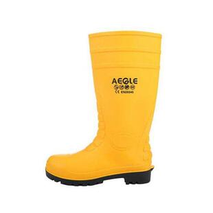 羿科AEGLE 60700104 KV20Y 高筒钢头防刺穿防滑耐磨黄色安全雨靴
