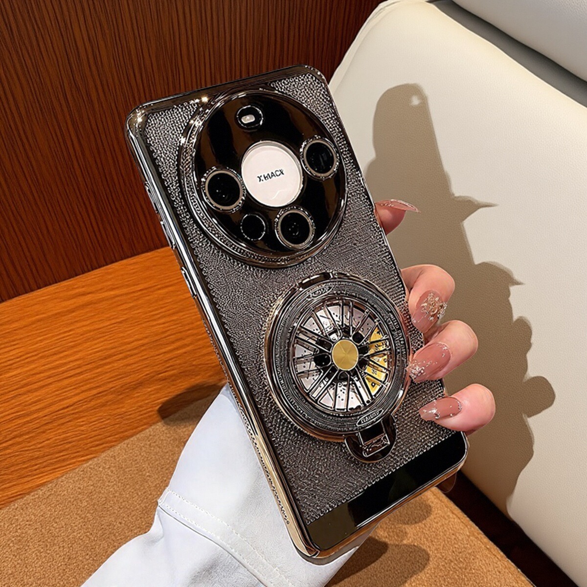 2025新款华为mate60pro散热手机壳磁吸支架p70pro高级感镂空P70ultra网红简约荣耀90pro保护套个性时尚Magic5