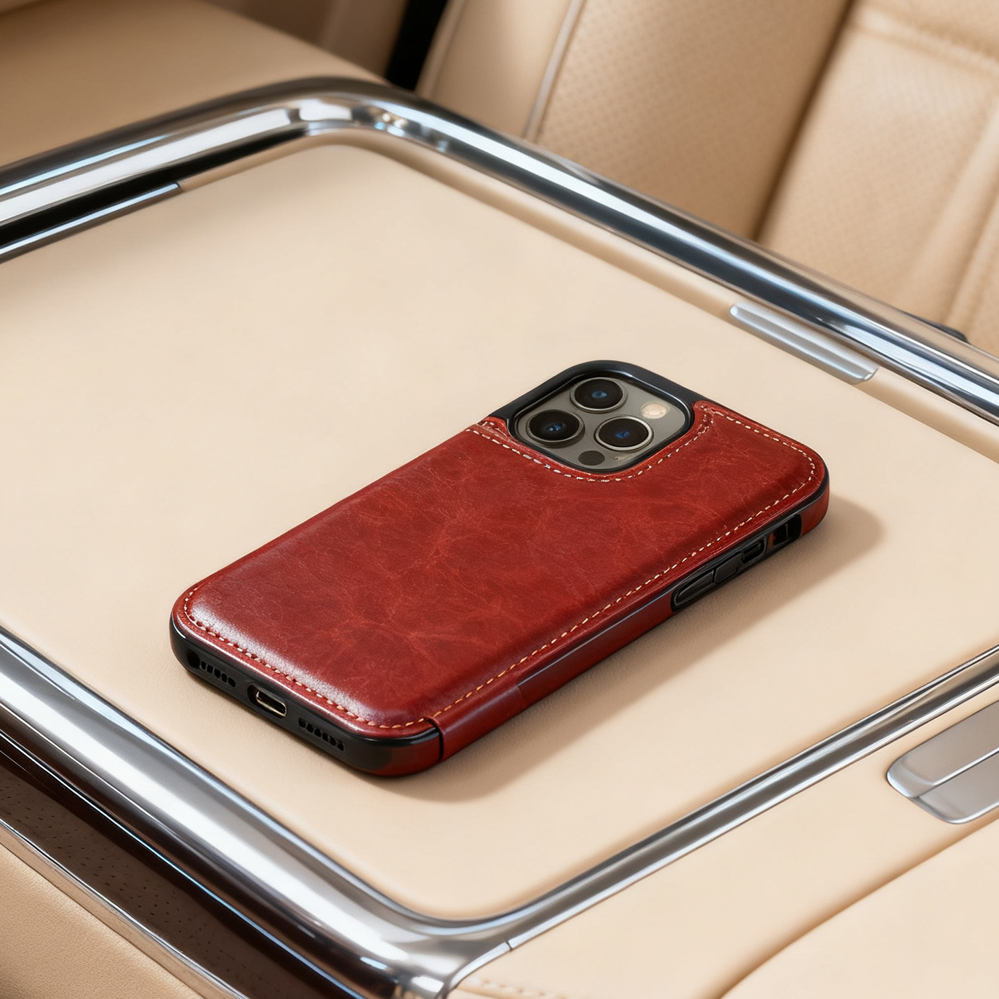 适用苹果16promax翻盖卡包手机壳