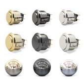 新品 三和金色银色按键三和球头红按钮拳皇格斗游戏进口原装