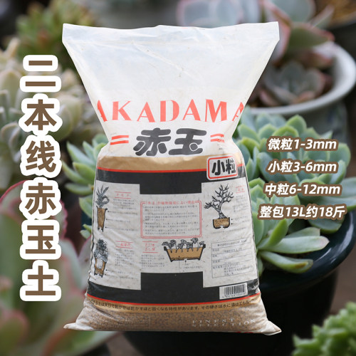 二本线赤玉土硬质多肉土颗粒原装