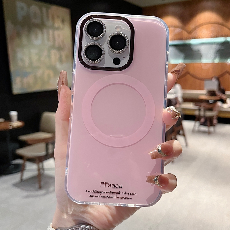 适用苹果系列iPhone16新款手机壳14promax16promax个性唯美樱花粉13promax15promax全包镜头膜磁吸女款保护套