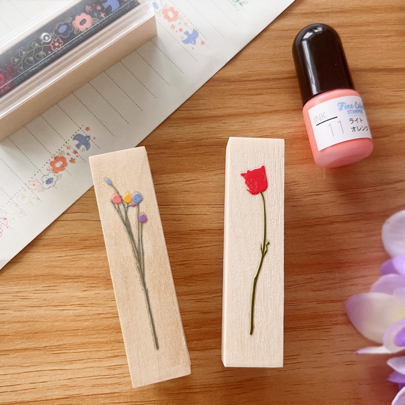 TAIYOPINE高细多彩印章花卉木章