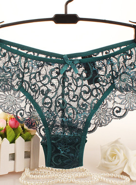 Plus Size Women Panties Transparent Underwear Briefs Thongs