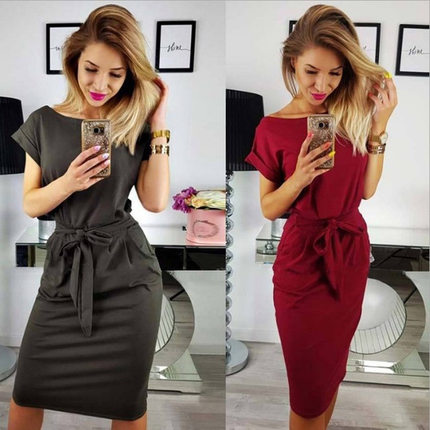 dress women summer casual ladies dresses woman 妇女连衣裙