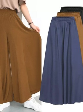 S-5XL women skirt pants plus size ladies loose pant dress 女