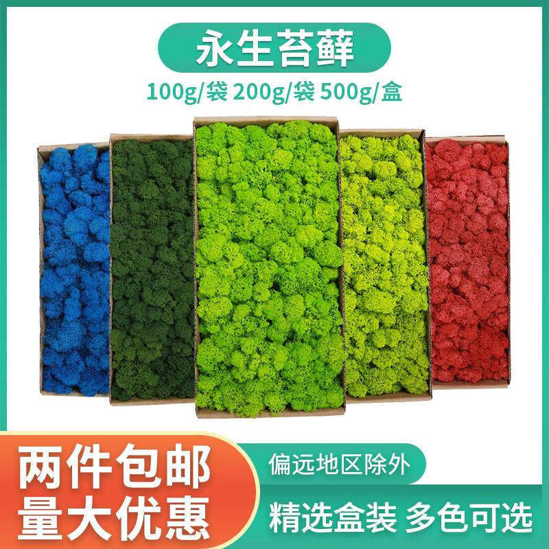 永生苔藓假植物墙造景装饰手工30图片