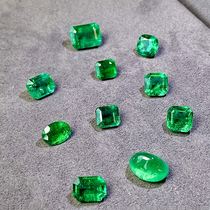 CaiBao supreme Emerald Ring Pendant Earrings 18K gold jewelry inlay design customized for men and women