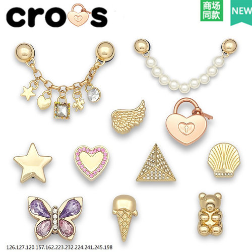 洞洞鞋花洞洞鞋配饰高级质感